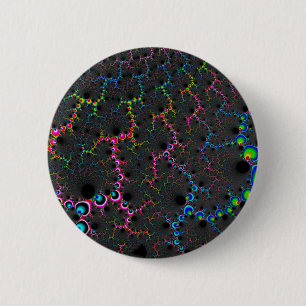 Macaron Rond 5 Cm Veines - art de fractale