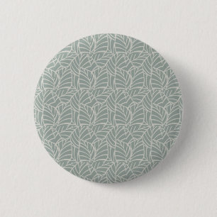 Macaron Rond 5 Cm Veines Botaniques Minimalistes