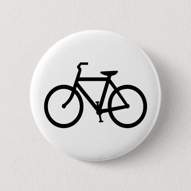 Macaron Rond 5 Cm Vélo (Devant)