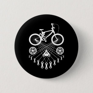 Macaron Rond 5 Cm Vélo Bike Mtb Bmx Cycliste Cyclisme Vélo