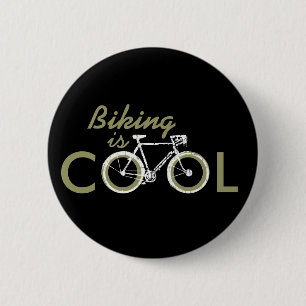 Macaron Rond 5 Cm vélo cool
