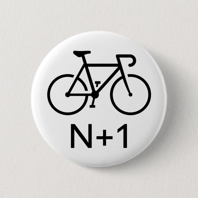 Macaron Rond 5 Cm Vélo N+1 (Devant)