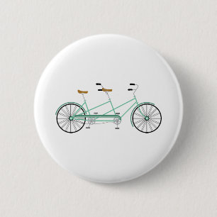 Macaron Rond 5 Cm Vélo Tandem