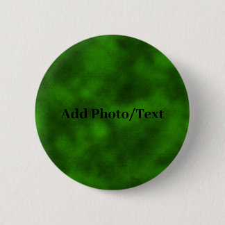 Macaron Rond 5 Cm Velours vert personnalisé Ajoutez votre photo ou t