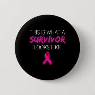 Macaron Rond 5 Cm Venin de Breast Cancer