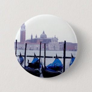 Macaron Rond 5 Cm Venise Italie Voyage
