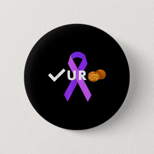 Macaron Rond 5 Cm Vérifiez vos noix Vérifiez votre cancer testiculai