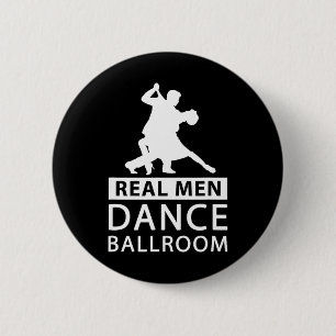 Macaron Rond 5 Cm Véritable Homme Danse Salle De Bal Chemise Danse S