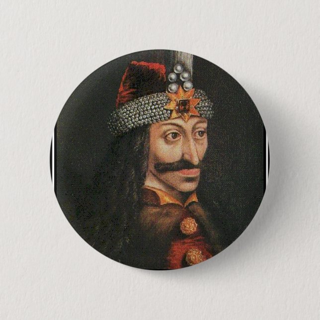 Macaron Rond 5 Cm Vérité de vampire (Devant)