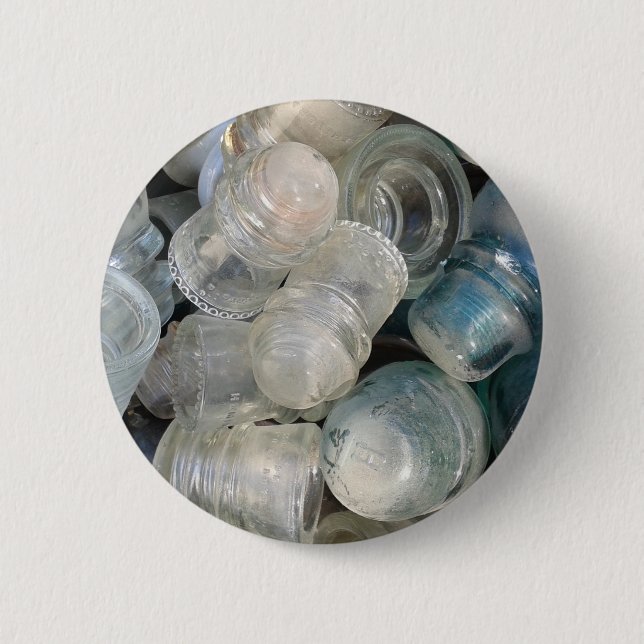 Macaron Rond 5 Cm Verres vintages (Devant)