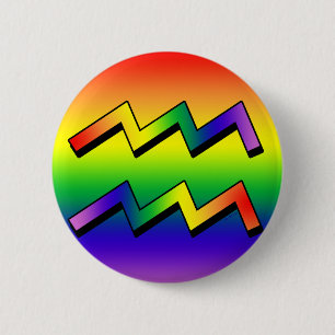 Macaron Rond 5 Cm Verseau W de GLBT