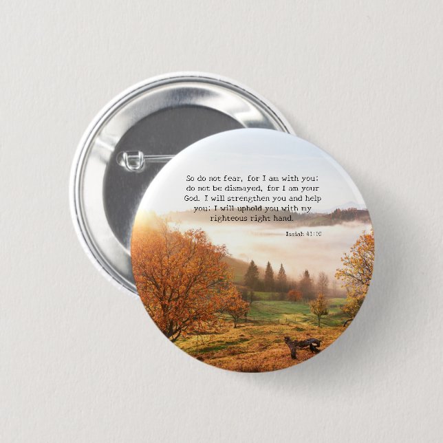 Macaron Rond 5 Cm verset de la bible Inspiration personnalisée d'Isa (Devant & derrière)