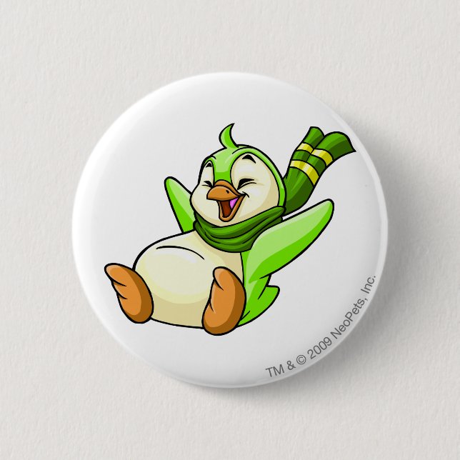 Macaron Rond 5 Cm Vert de Bruce (Devant)