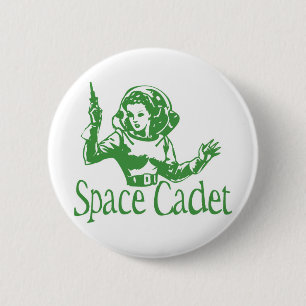 Macaron Rond 5 Cm Vert de cadet de l'espace