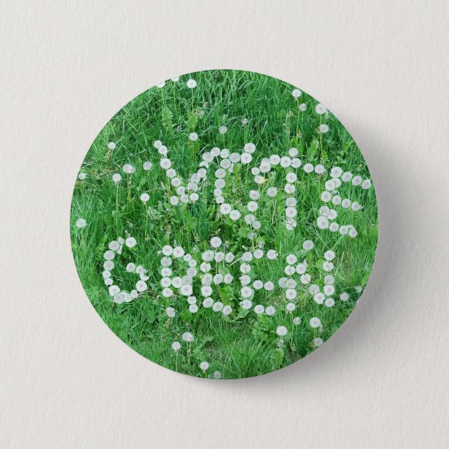 Macaron Rond 5 Cm Vert de vote (Devant)