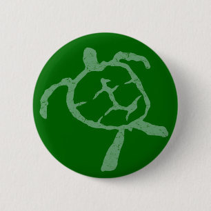 Macaron Rond 5 Cm vert tortue