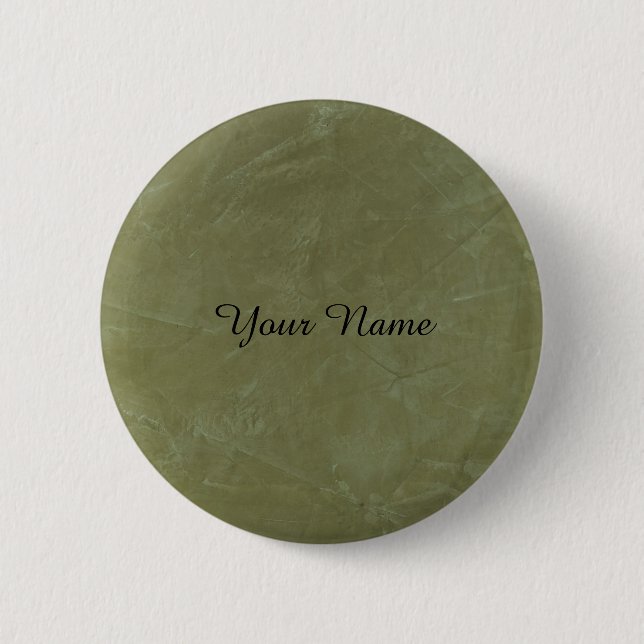 Macaron Rond 5 Cm Vert Uni (Devant)