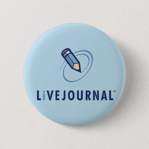 Macaron Rond 5 Cm Verticale de logo de LiveJournal