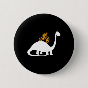 Macaron Rond 5 Cm Vêtement de vélo tout terrain VTT dinosaure Dino T