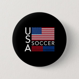 Macaron Rond 5 Cm Vêtements Branchés Usa Drapeau Américain Équipe De