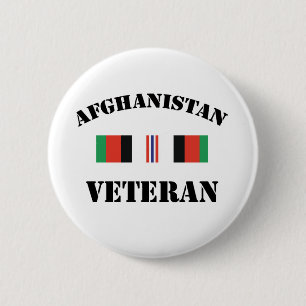 Macaron Rond 5 Cm Vétéran de l'Afghanistan