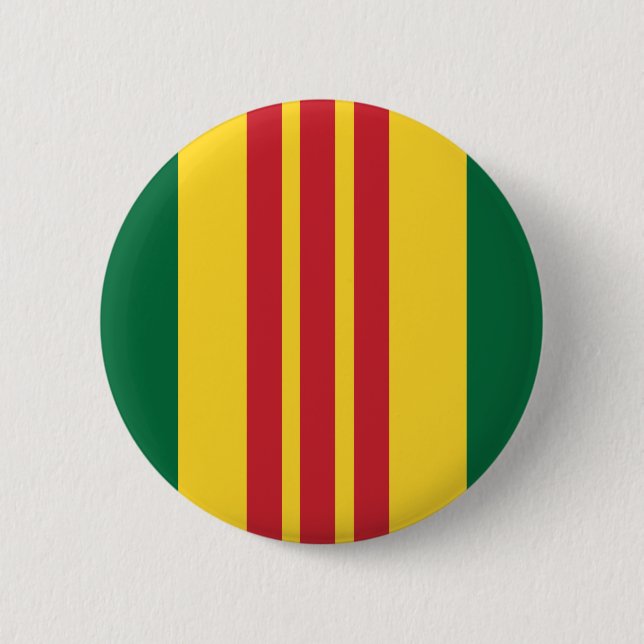 Macaron Rond 5 Cm Vétéran du Vietnam (Devant)