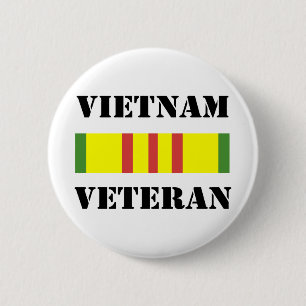 Macaron Rond 5 Cm vétéran du Vietnam