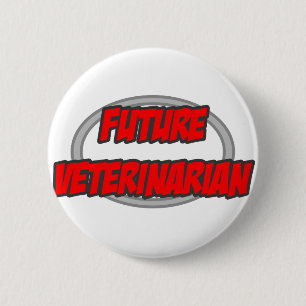 Macaron Rond 5 Cm Vétérinaire futur