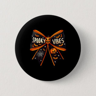 Macaron Rond 5 Cm Vibes Coquette Bow Halloween Super Femmes Filles K