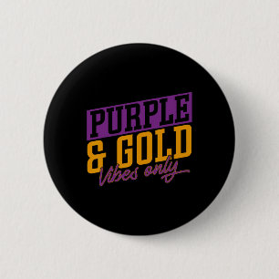 Macaron Rond 5 Cm Vibes Violet Et Or Sketball Player Sketll Sports