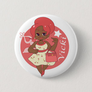 Macaron Rond 5 Cm Vicki