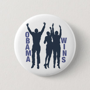 Macaron Rond 5 Cm Victoires d'Obama