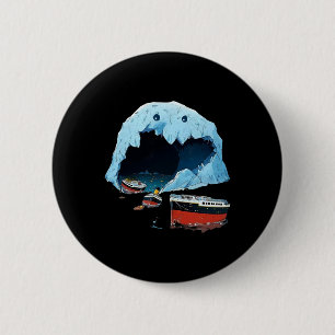 Macaron Rond 5 Cm Vidéo drôle de Titanic pour joueurs du navire de c