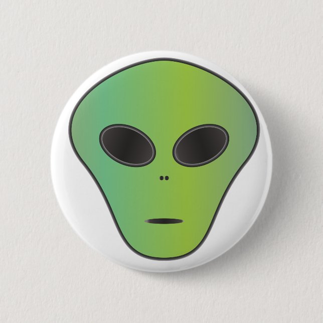 Macaron Rond 5 Cm Vie extraterrestre (Devant)