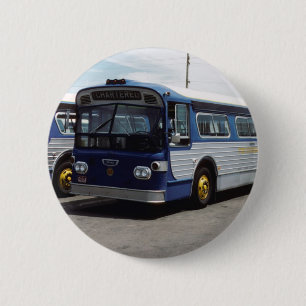 Macaron Rond 5 Cm Vieil U d'autobus de MI