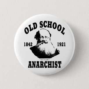 Macaron Rond 5 Cm Vieille école  --  Peter Kropotkin