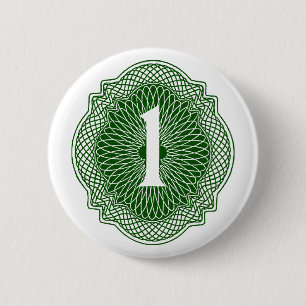 Macaron Rond 5 Cm Vieux argent