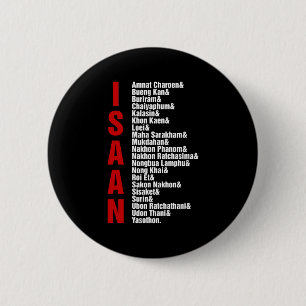 Macaron Rond 5 Cm Villes d'Isaan, Thaïlande