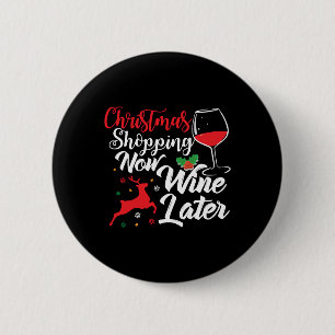 Macaron Rond 5 Cm Vin de Noël maintenant plus tard
