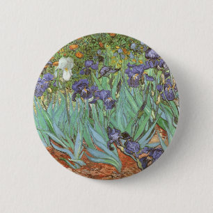 Macaron Rond 5 Cm Vincent van Gogh - Irises