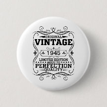 Vintage 1945 80e anniversaire vieilli à la perfect