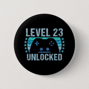 Macaron Rond 5 Cm Vintage 23e anniversaire Cadeau 23 ans Garçon fill