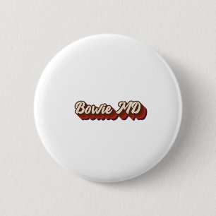 Macaron Rond 5 Cm Vintage Bowie Maryland