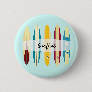 Macaron Rond 5 Cm Vintage Longboards