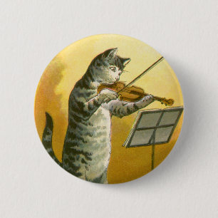 Macaron Rond 5 Cm Vintage Mère Goose Nursery Rhyme Hey Diddle