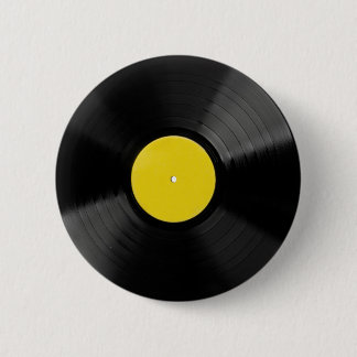 Macaron Rond 5 Cm Vinyl Record Music Clock