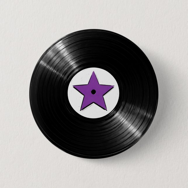 Macaron Rond 5 Cm Vinyle (Devant)