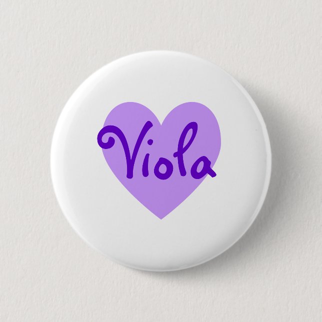 Macaron Rond 5 Cm Viola en violet (Devant)