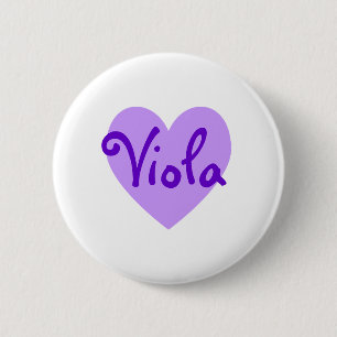 Macaron Rond 5 Cm Viola en violet
