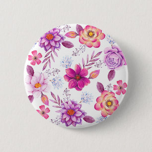 Macaron Rond 5 Cm Violet rose